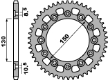 PBR PROMOCJA ZĘBATKA TYLNA 4309 45 C45 HONDA NX 650 (88-90) (JTR245/3.45) (ŁAŃC. 520) (MADE IN ITALY)