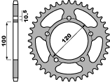 PBR PROMOCJA ZĘBATKA TYLNA 4363 40 C45 APRILIA 1000, 850 MANA (08-16) (JTR702.40) (ŁAŃC. 525) (MADE IN ITALY)