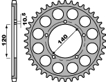 PBR PROMOCJA ZĘBATKA TYLNA 4409 42 C45 SUZUKI GSXR 1000 (01-06) (JTR1800.42) (ŁAŃC. 530) (MADE IN ITALY)