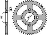 PBR PROMOCJA ZĘBATKA TYLNA 4463 37 F HONDA CRF 50 04-16, XR 50 00-07 (ŁAŃC. 420) (JTR1213.37) (MADE IN ITALY)