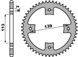 PBR PROMOCJA ZĘBATKA TYLNA 4509 40 C45 SUZUKI LTZ 400 (09-) (JTR1760.40) (ŁAŃC. 520) (MADE IN ITALY)