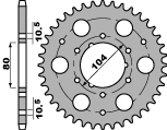 PBR PROMOCJA ZĘBATKA TYLNA 4578 40 C45 POLARIS (MOŻNA STOSOWAĆ ZAMIAST 478 40) (ŁAŃC. 520) (JTR1478.40) (MADE IN ITALY)