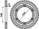 PBR PROMOCJA ZĘBATKA TYLNA 804 47 C45 SUZUKI DR 800 (91-93) (ŁAŃC. 520) (MADE IN ITALY)