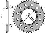 PBR PROMOCJA ZĘBATKA TYLNA 856 46 F YAMAHA DT 125 R (JTR853.46) (ŁAŃC. 520) (JTR853.46) (MADE IN ITALY)