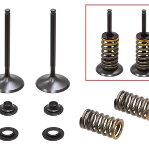 PSYCHIC ZAWORY SSĄCE (KOMPLET 2 SZT. ZAWORÓW ZE SPRĘŻYNAMI I PODKŁADKAMI) YAMAHA YZF 450 '10-'13 STALOWE (MX-09541I) (35,98X5,42X83,68MM)