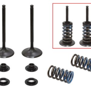 PSYCHIC ZAWORY SSĄCE (KOMPLET 2 SZT. ZAWORÓW ZE SPRĘŻYNAMI I PODKŁADKAMI) HUSQVARNA FC 350 '14-'22, KTM SX-F / XC-F 350 '13-'19 (MX-09556I)