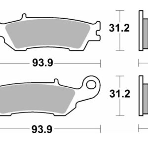 SBS KLOCKI HAMULCOWE NOWOŚĆ KH450 OFF-ROAD CARBON
