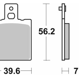 SBS KLOCKI HAMULCOWE NOWOŚĆ KH047 / KH47 OFF-ROAD SINTER KOLOR ZŁOTY