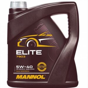 MANNOL OLEJ SILNIKOWY 4T ELITE 5W40 4L (API SN/CH-4, JASO MA2) SEMISYNTETYK (7903) (4)