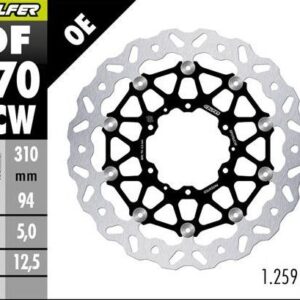 GALFER TARCZA HAMULCOWA PRZÓD HONDA CBR 600 RR '03-'17; CBR 1000 RR '04-'05; CB 1000 R '08-'17; CB 1300 F/S '05-; CTX 1300 C '14- (FLOATECH) (310X940X5MM)