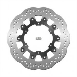 NG TARCZA HAMULCOWA PRZÓD YAMAHA FJR 1300 '03-'19, MT-01 '05-'06, XV V-MAX 1700 '09-'17, YZF-R7 '99-'02 (320X132X5MM) (6X8,25MM) WAVE PŁYWAJĄCA (CZARNY ŚRODEK)