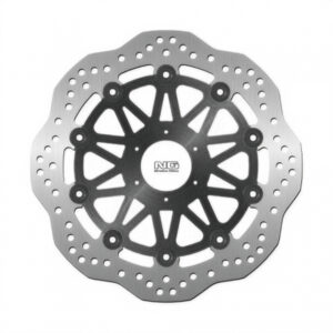 NG TARCZA HAMULCOWA PRZÓD HONDA CBR600 '95-98, CBR900/929 '93-97 (296X58X4MM) (6X6,5MM) WAVE PŁYWAJĄCA (CZARNY ŚRODEK)