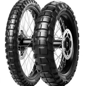 METZELER KOMPLET OPON (4254200/25) 120/70R19 KAROO 4 60T TL M/C M+S PRZÓD DOT 2025 + (4254300/26) 170/60R17 KAROO 4 72T TL M/C M+S TYŁ DOT 2026 + KAPPA TORBA NA KIEROWNICĘ