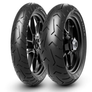 PIRELLI KOMPLET OPON (4255100/26) 120/70R19 SCORPION TRAIL III 60V TL M/C PRZÓD DOT 2026 + (4255800/25) 170/60R17 SCORPION TRAIL III 72V TL M/C TYŁ DOT 2025 + PIRELLI CZAPKA