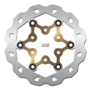 NG TARCZA HAMULCOWA PRZÓD CPI/HONDA/MBK/TGB/YAMAHA (220X58X2,5) (3X10,5MM) WAVE PŁYWAJĄCA ZŁOTY ŚRODEK