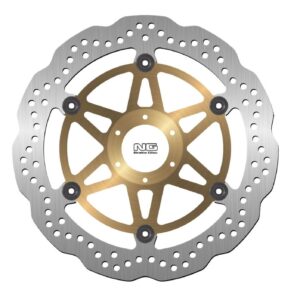 NG TARCZA HAMULCOWA PRZÓD HONDA CBR 1100 XX BLACKBIRD '97-'98 (310X58X5MM) (6X6,5MM) WAVE PŁYWAJĄCA ZŁOTY ŚRODEK