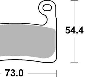 SBS KLOCKI HAMULCOWE KH724 RACING DUAL SINTER KOLOR ZŁOTY TARCZA LEWA PRZÓD BMW S 1000RR, R 1250GS/GS ADVENTURE/RT/RT SPORT '19- (NA ZAMÓWIENIE - bok@olekmotocykle.pl)